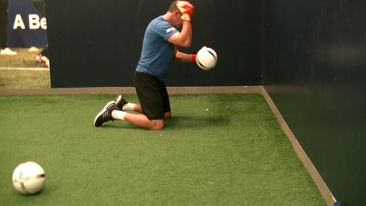 Goalkeeper handling and coordination exercises do it at home