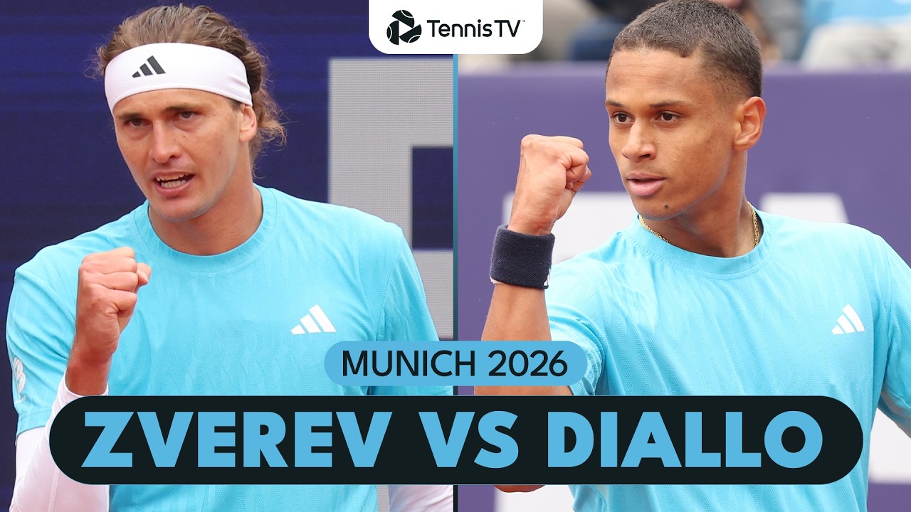 Alexander Zverev vs Gabriel Diallo Match Highlights | Munich 2026