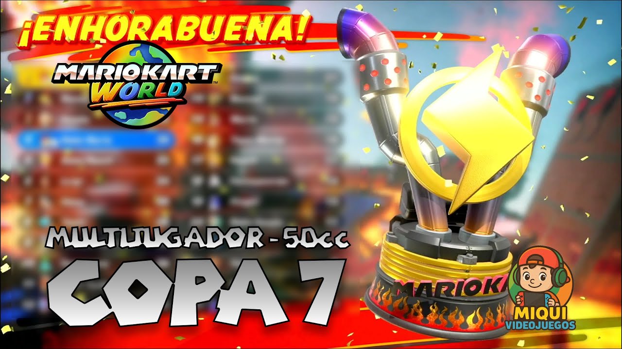 MARIO KART WORLD | Copa Rayo — 50cc Multijugador | Switch 2 | Miqui Videojuegos