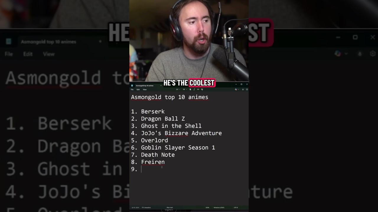 Asmon&rsquo;s hot take about Demon Slayer #asmongold  #news  #twitch  #reaction   #gaming   #drama   #wow