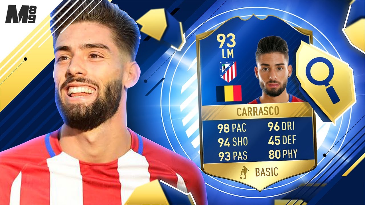 FIFA 17 TOTS CARRASCO REVIEW | 93 TOTS CARRASCO PLAYER REVIEW | FIFA 17 ULTIMATE TEAM