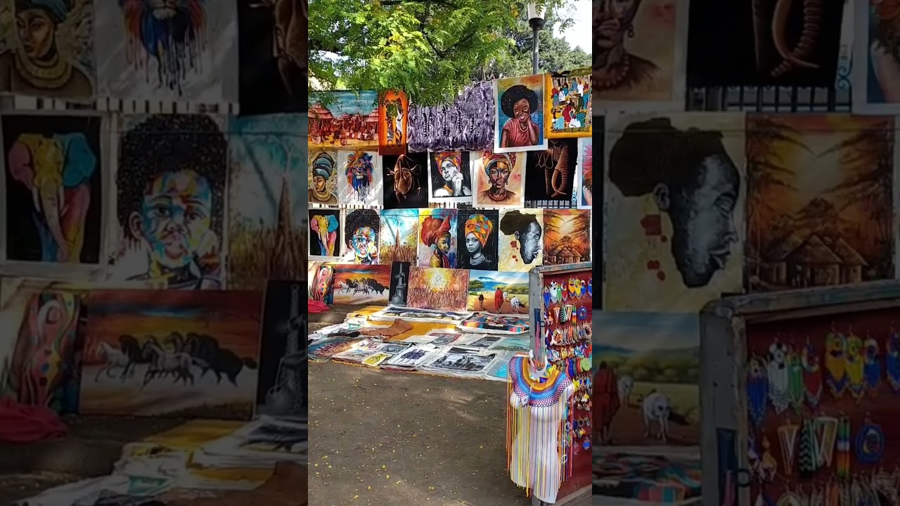 Maasai Market Art Scene ||Nairobi||