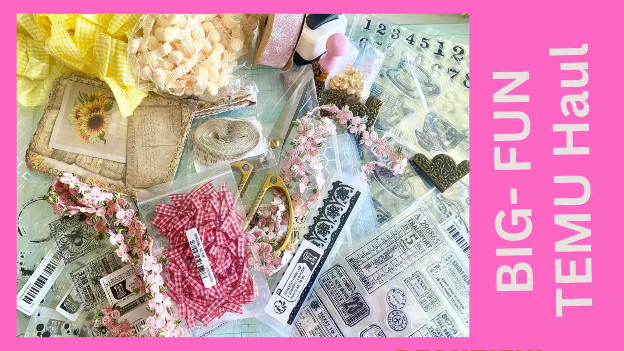 Awesome TEMU HAUL - Full of fun and Cheap Craft Items!