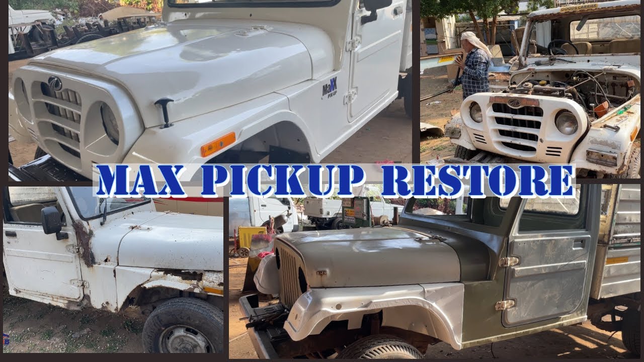 पिकअप केबिन नया फिटिंग। Pickup Restore #pickup