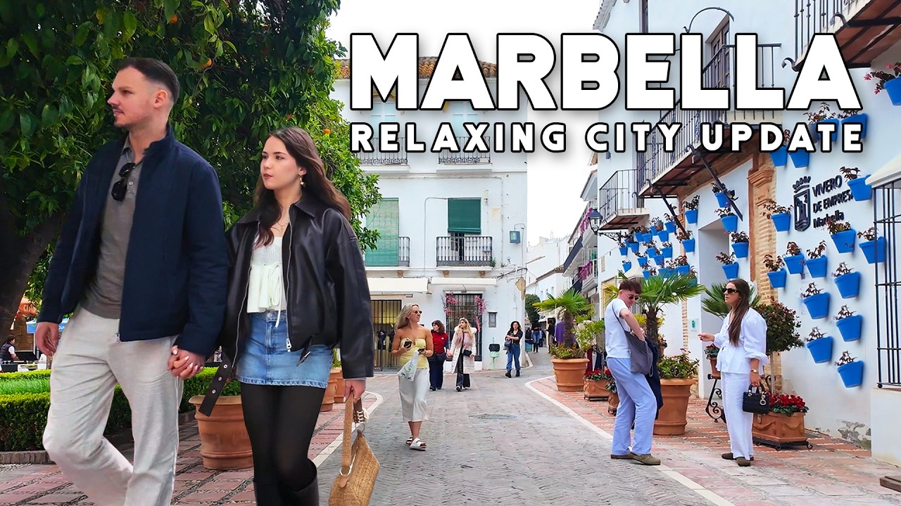 Marbella Spain Relaxing City Latest Update Current Weather Costa del Sol Walk | Málaga 🇪🇸