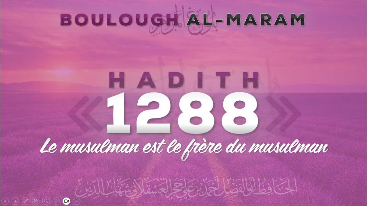 39 Boulough Al-Maram Le livre des généralités - Oustadh Mehdi Abou Safwan
