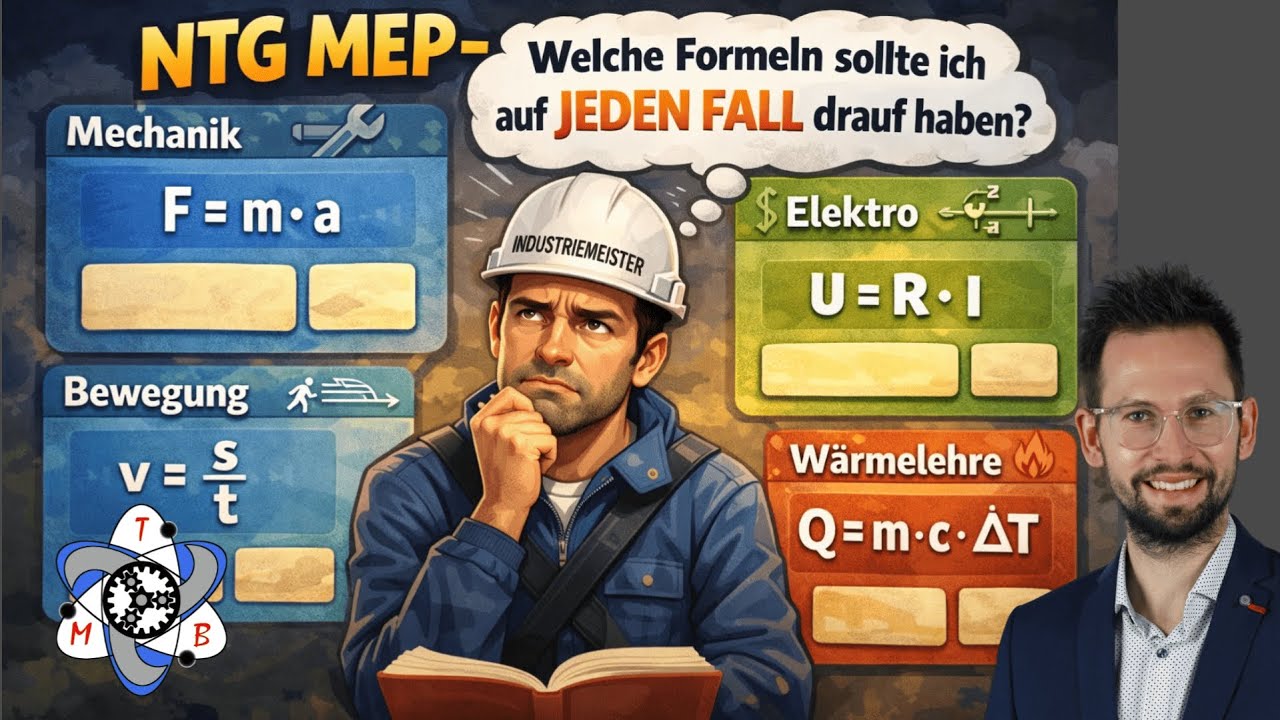 NTG - MEP - Formeln die man drauf haben sollte - (Mündliche Prüfung) IHK Industriemeister