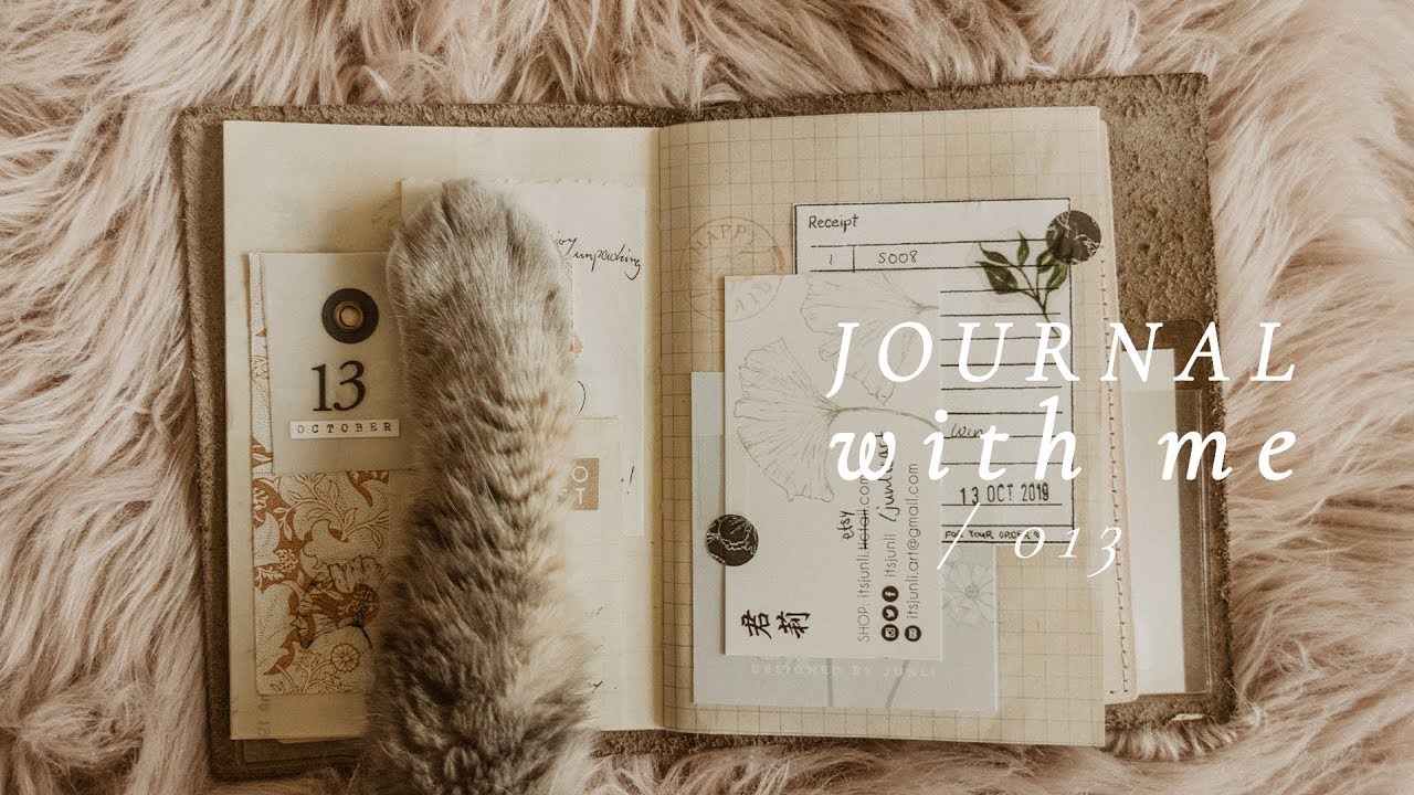 Journal With Me 013 : & an ASMR sticker haul from @itsjunli