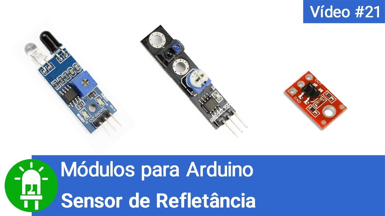 Como Usar e Programar o Sensor de Refletância - Módulos para Arduino - Vídeo #21