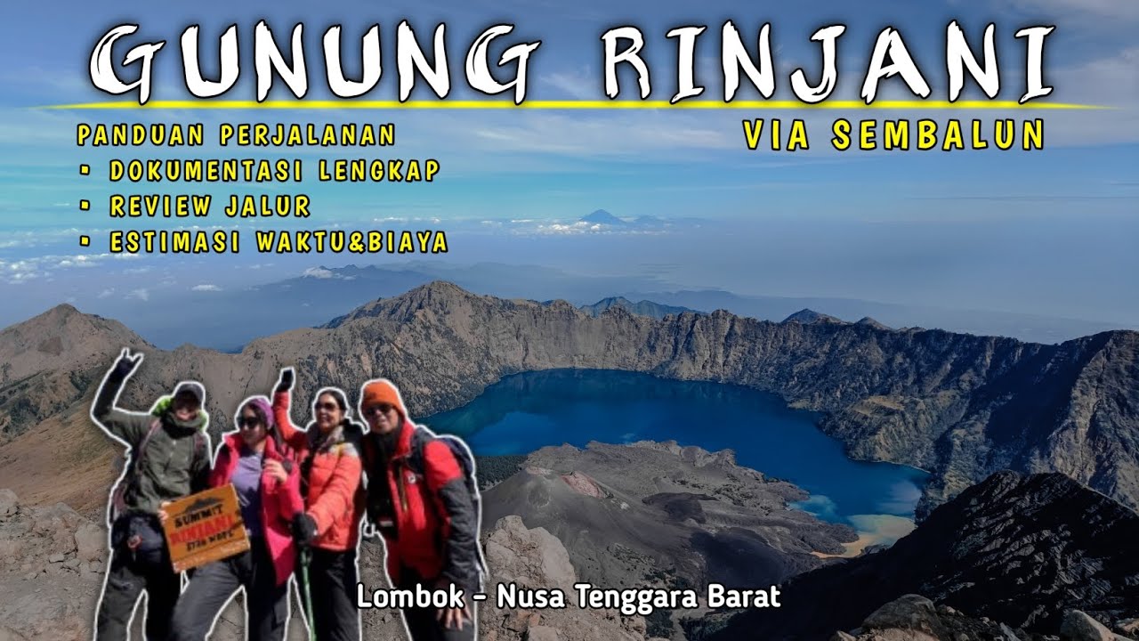 GUNUNG IMPIAN PARA PENDAKI❗PENDAKIAN GUNUNG RINJANI VIA SEMBALUN BUKIT TELU