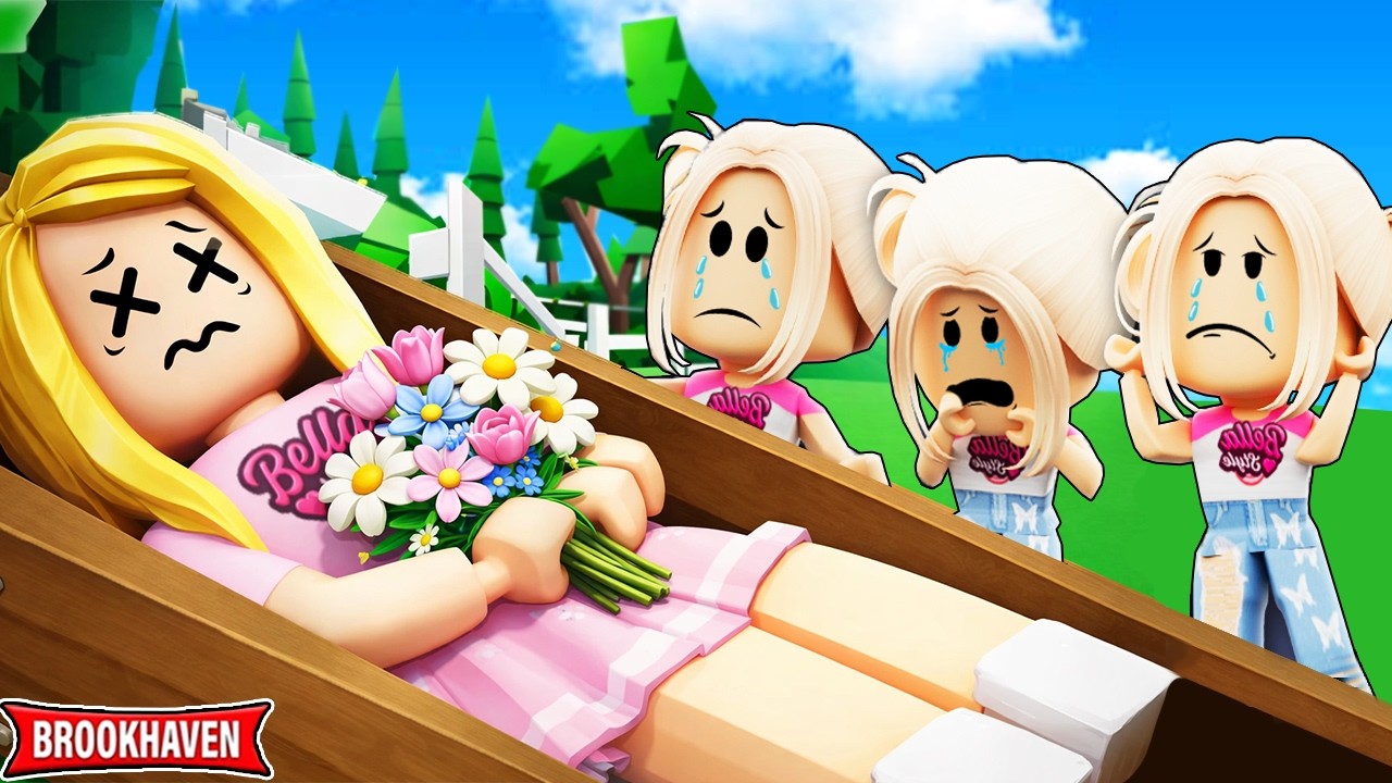 Bella UDAŁA SWOJĄ ŚMIERĆ w Brookhaven RP 😁 (Historyjka Roblox)