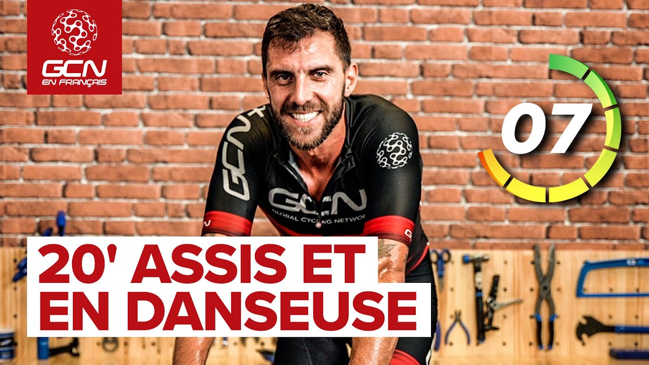 Séance sur home trainer : 20 Minutes intense en danseuse et en position assise | Entrainements