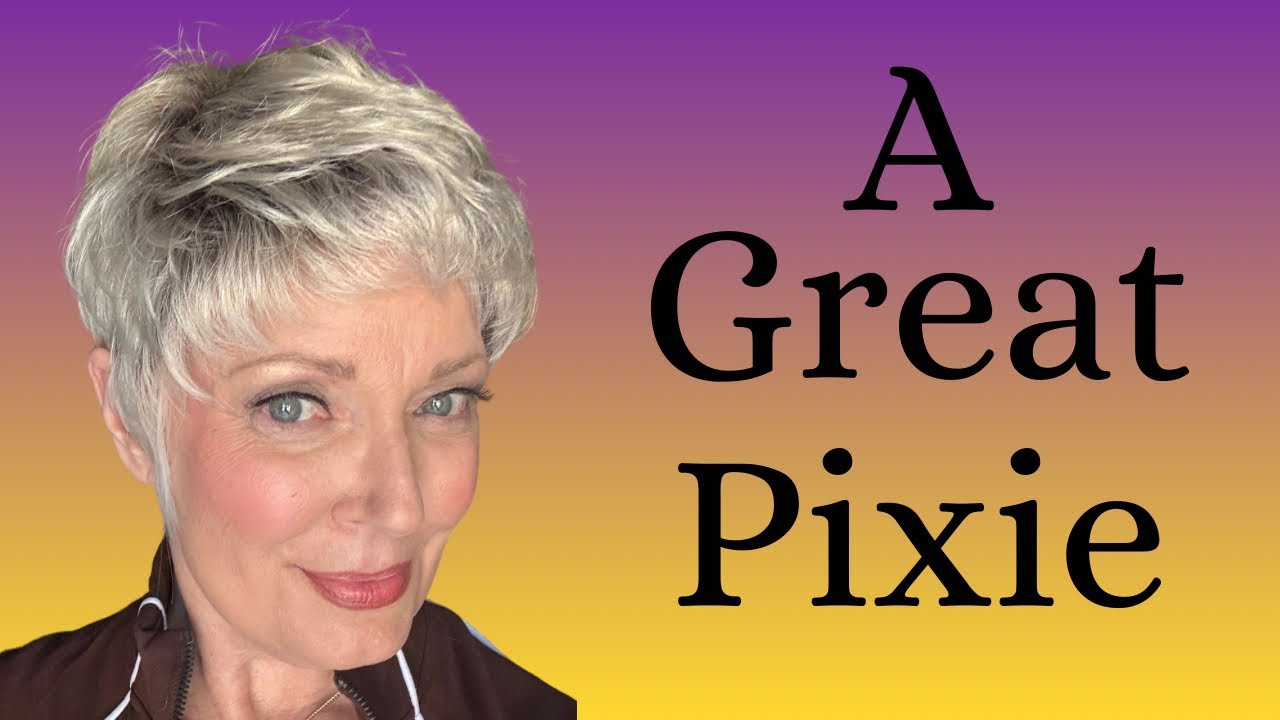The Perfect Edgy Pixie: Ellen Wille Tab in Platinum Blonde Rooted#wiglife #pixiewig