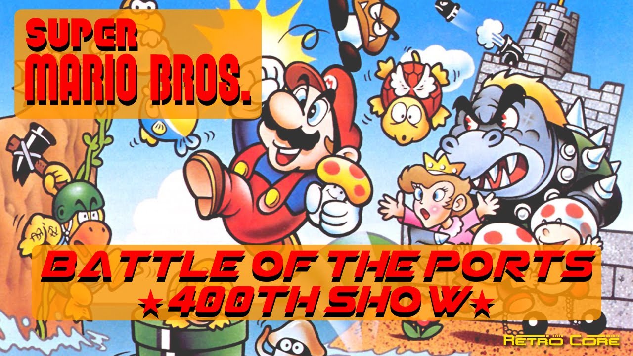 Battle of the Ports - Super Mario Bros. (スーパーマリオブラザーズ) Show 400 - 60fps