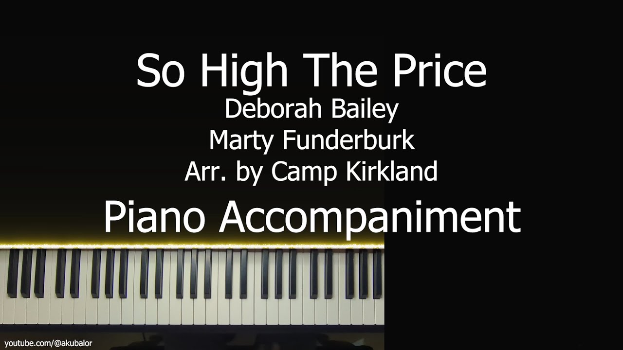 So High The Price - Piano Accompaniment (with Particles)