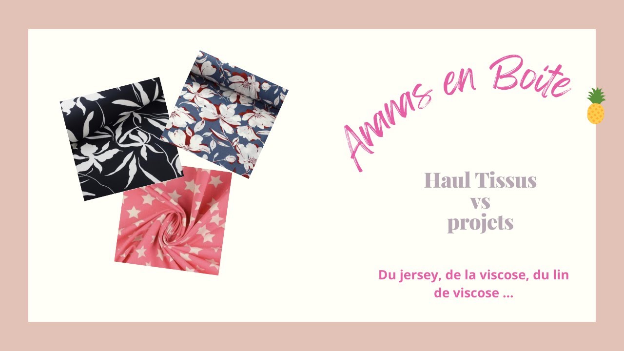 Haul Tissus vs Projets #DriessenStoffen