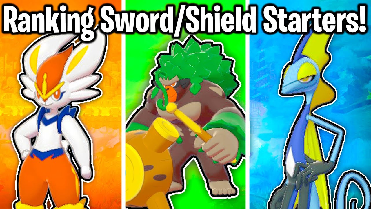 РЕЙТИНГ ВСЕХ 3 СТАРТОВЫХ ПОКЕМОНОВ В Sword and Shield от худшего к лучшему!