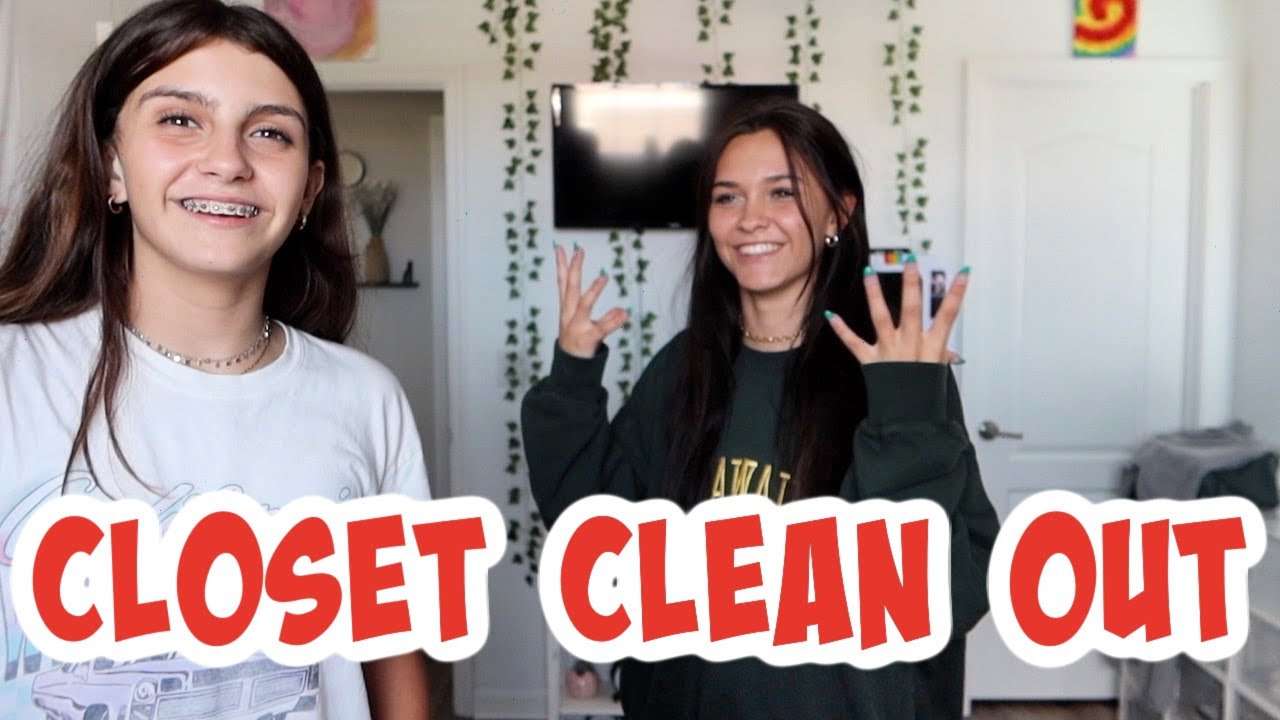 OUR FALL CLOSET CLEAN OUT! PLATO'S CLOSET DROP OFF! EMMA AND ELLIE