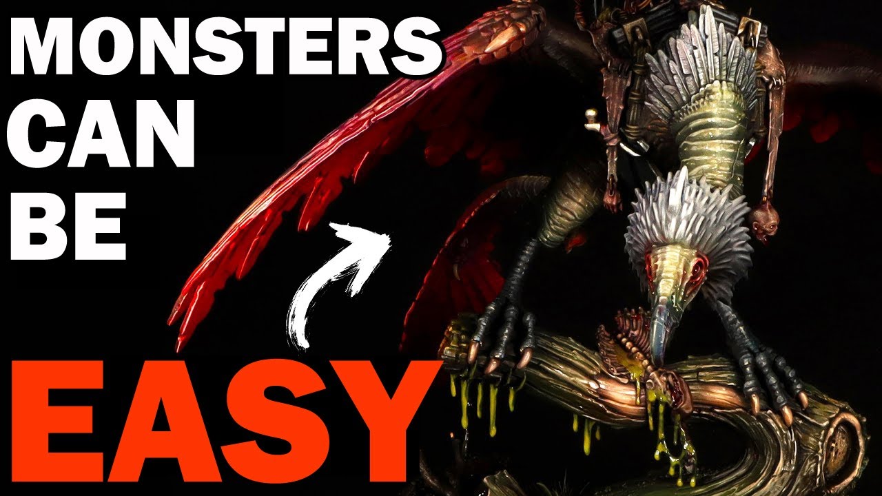 High Quality Speed Painting Big Heroes & MONSTERS - The Mouth of Mork