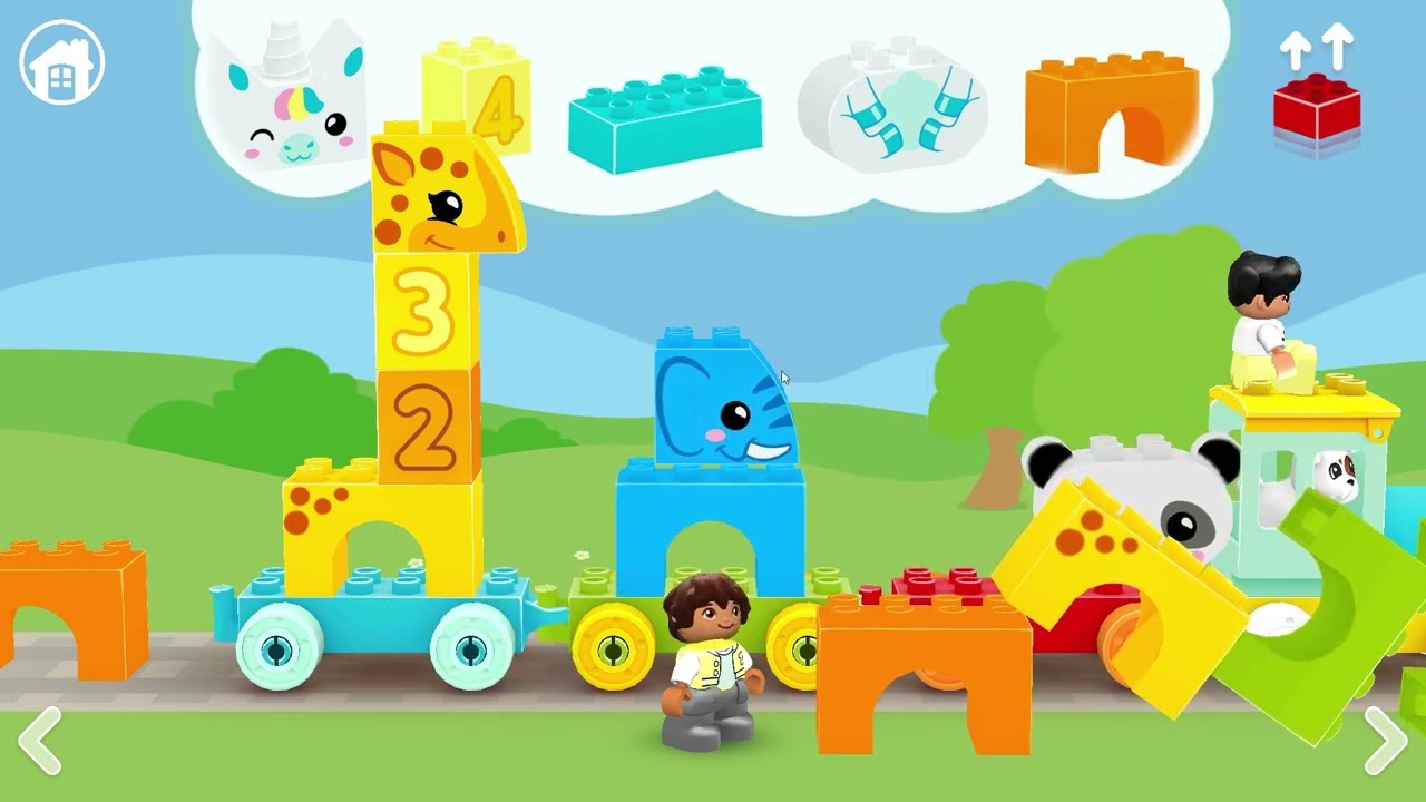 Lego Duplo World Learning and Playing Numbers  #2