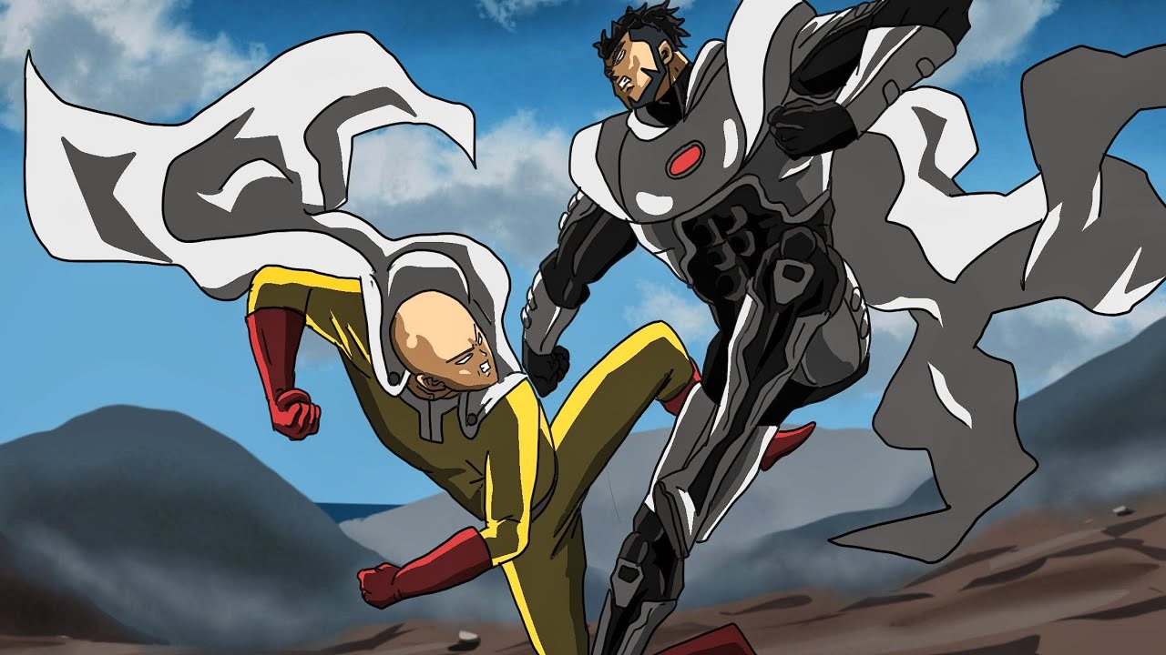 Saitama vs BLAST [fan animation] one punch man PART 2