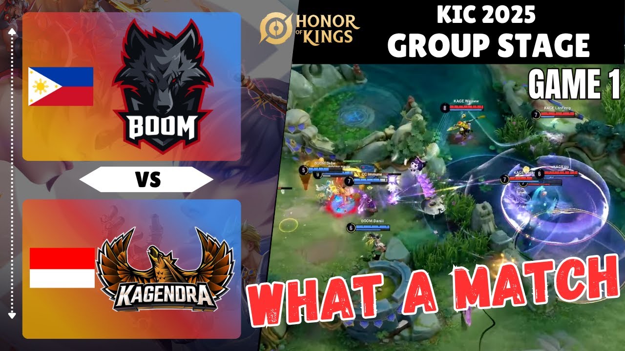 🇮🇩 KAGENDRA vs 🇵🇭 BOOM Esports | GAME 1 | HIGHLIGTS | KIC2025 | Group Stage Day 1