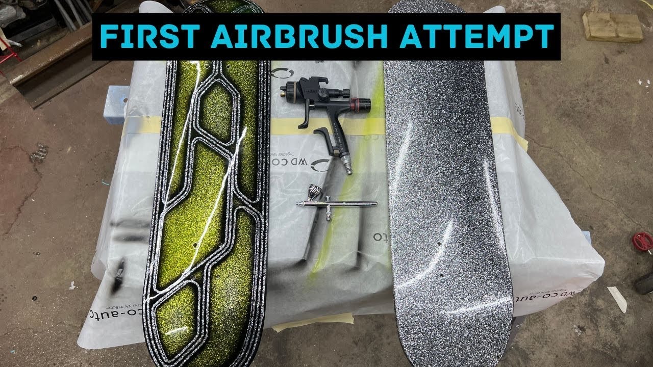 PRO PAINTER tries AIRBRUSH for the first time!