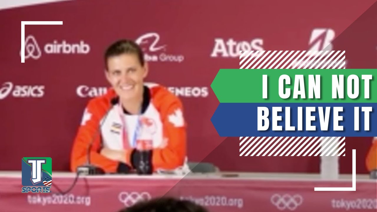 Christine Sinclair REACTS to winning GOLD Medal in Women's Soccer in the Tokyo 2020 OLYMPICS