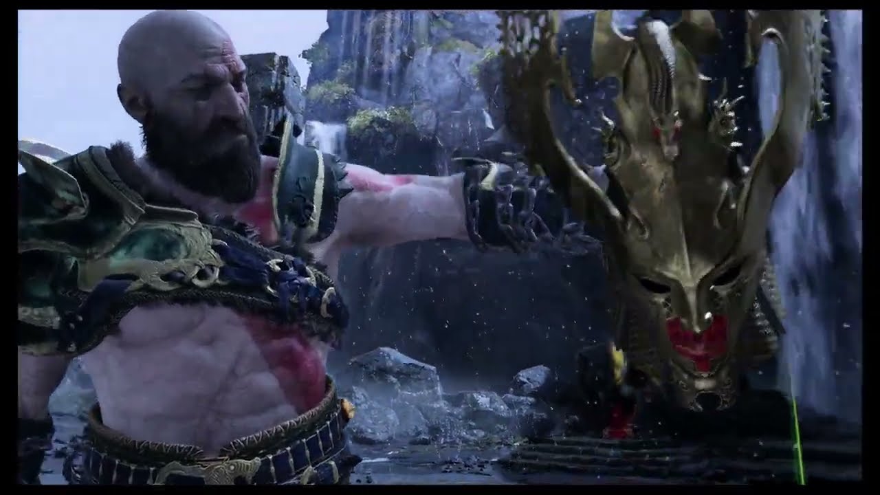 Enfrentando a Rainha das valkirias God Of War 2018