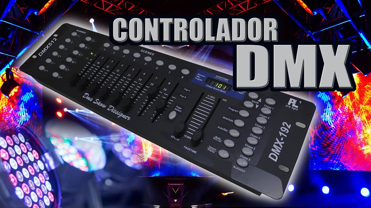 CÓMO CONFIGURAR TU CONTROLADOR DMX CON LUCES PAR LEDS EN 6 MINUTOS - NELSON CERVERA