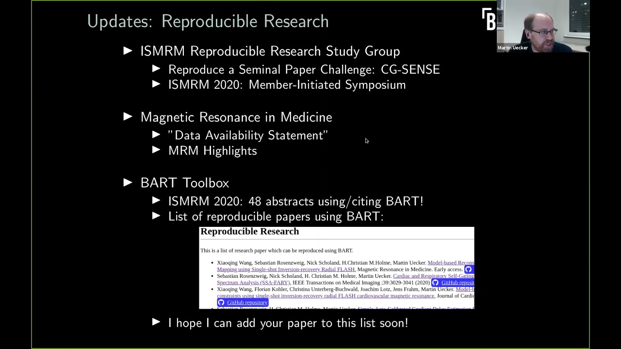 BART Webinar #2 - Introduction - Martin Uecker