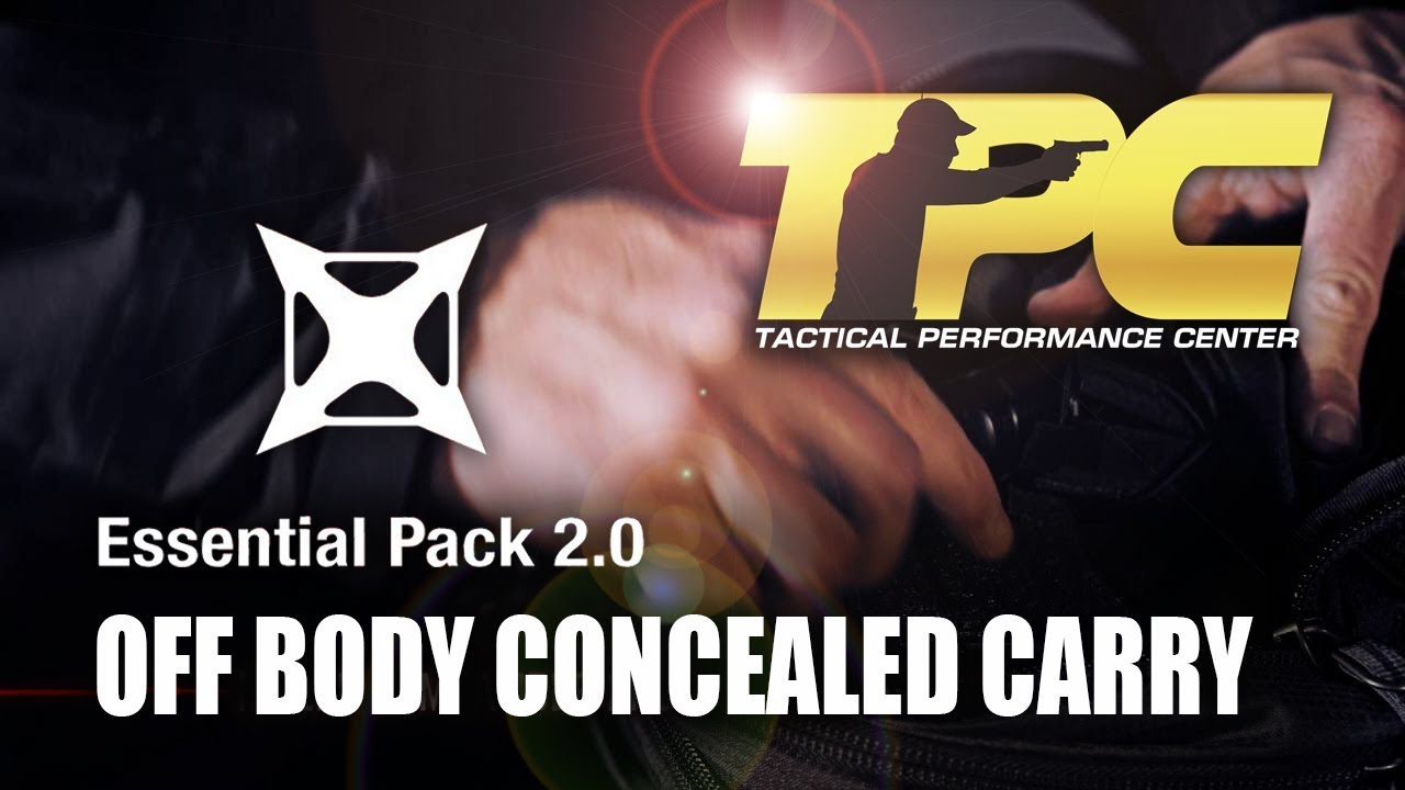 Off Body Concealed Handgun Carry. Vertx Essential 2.0 Bag Review