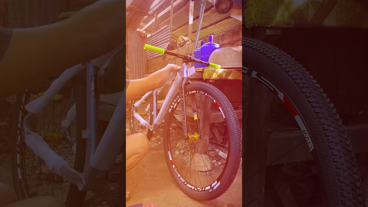 UBE | Rainbow ☔️ | Mountain peak Everest Build #bicycle #mtb #cycling  #mountainpeak