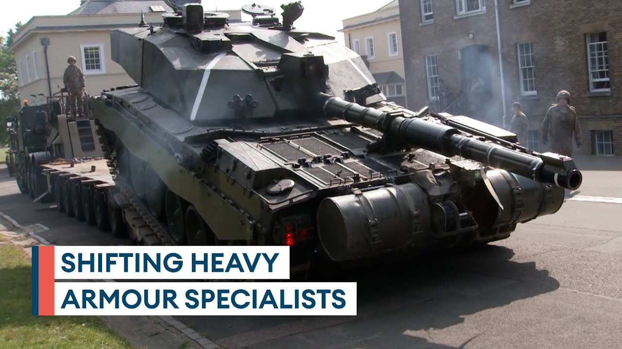 Heavy metal: moving a 62.2 tonne Challenger 2 tank