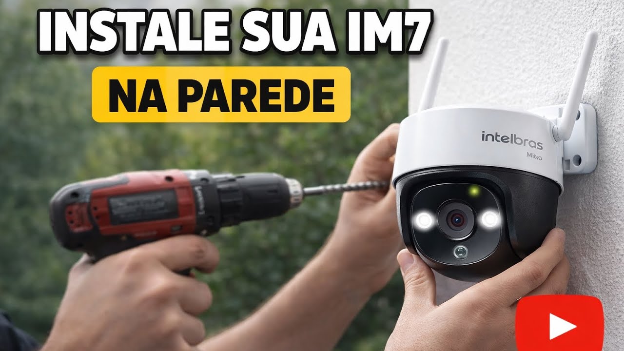 Aprenda em poucos passos como instalar a poderosa câmera IM7 na parede