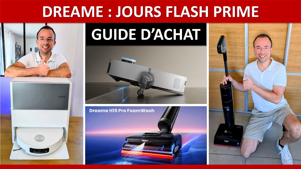 PROMO du N&deg;1 des aspirateurs ❤️ Guide d'achat DREAME