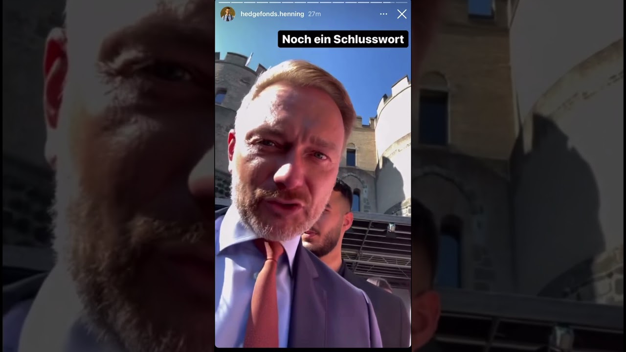 Christian Lindner gr&uuml;&szlig;t BWL-Justus
