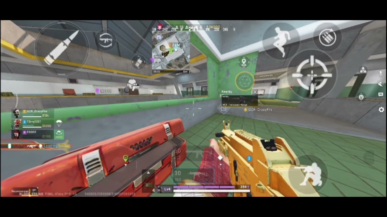 Blood strike mobile gameplay no gyroscope 