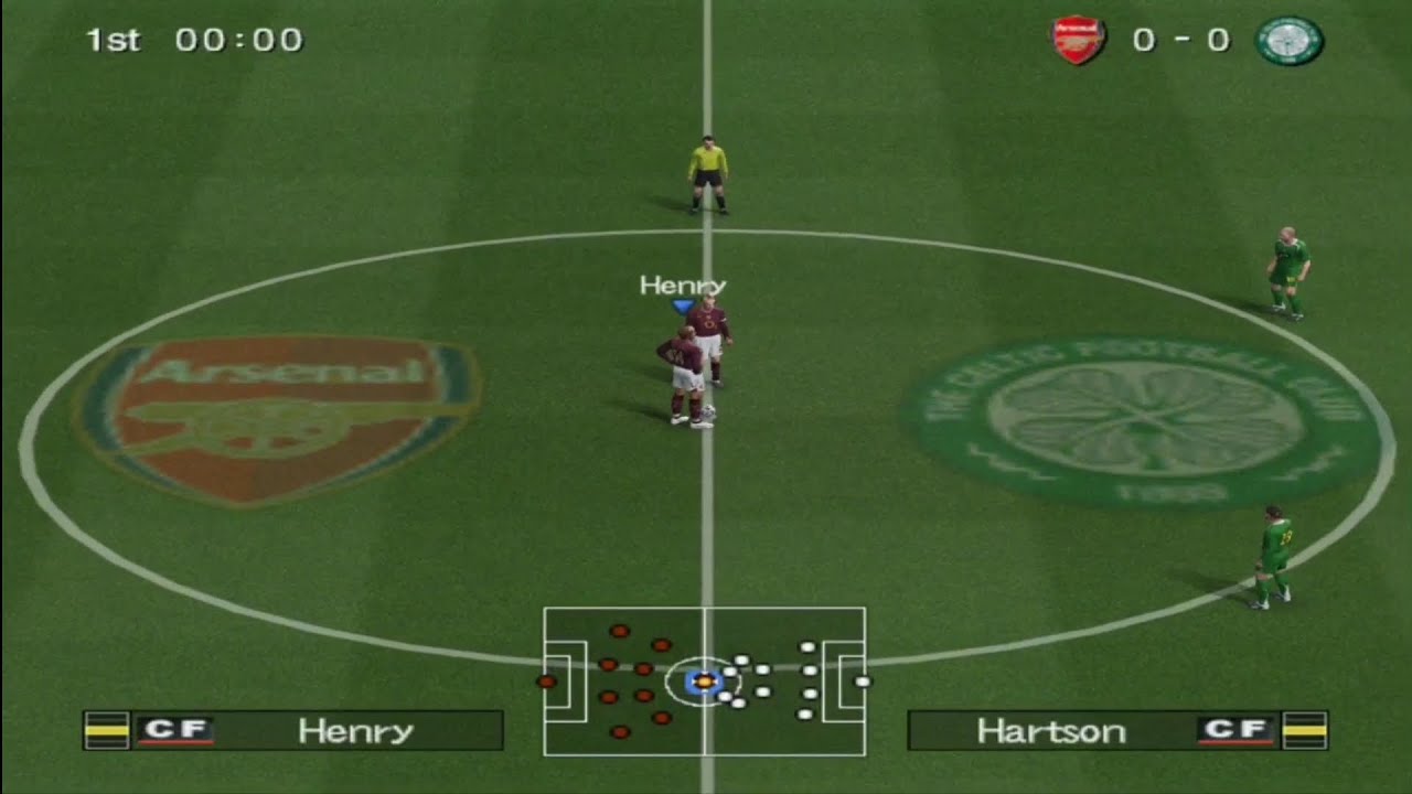 Winning Eleven 10 Ps2 Arsenal vs Celtic 