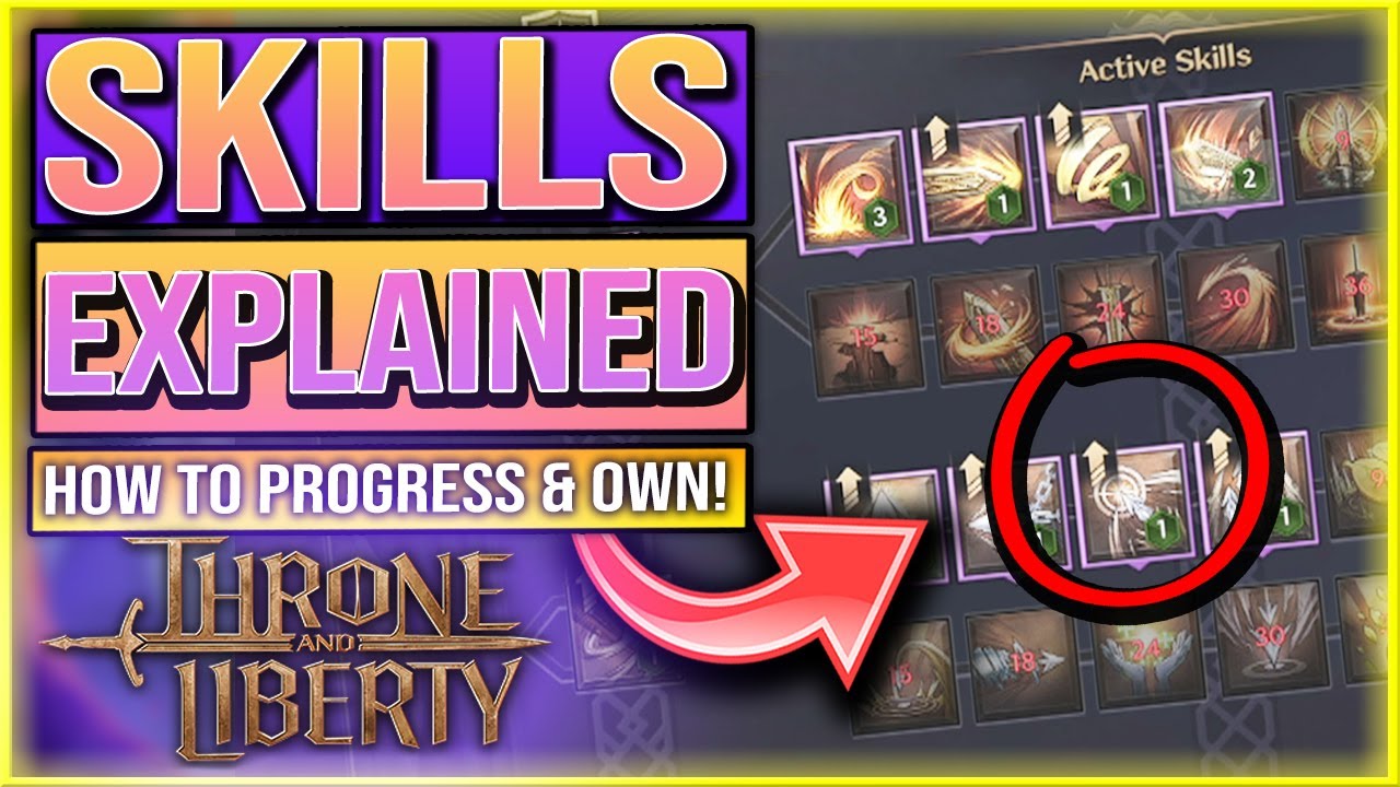 Throne And Liberty SKILLS EXPLAINED - Basic Skills Guide Throne And Liberty