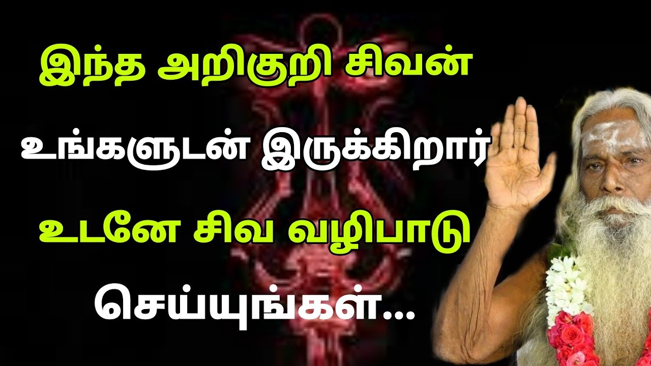 சிவன் உங்களுடன் இருக்கிறார் உடனே சிவ வழிபாடு செய்யுங்கள்..! GuruNithyam TV