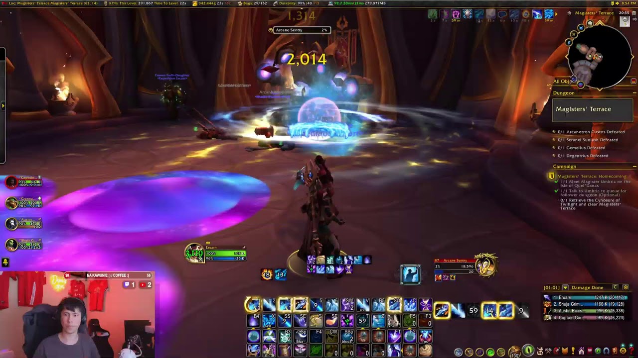 [PL/EN]Siema/Hi Powrot do Azeroth pt.4 :) Chillowanie w wowie :) Casual Frost Mage levelling path :D