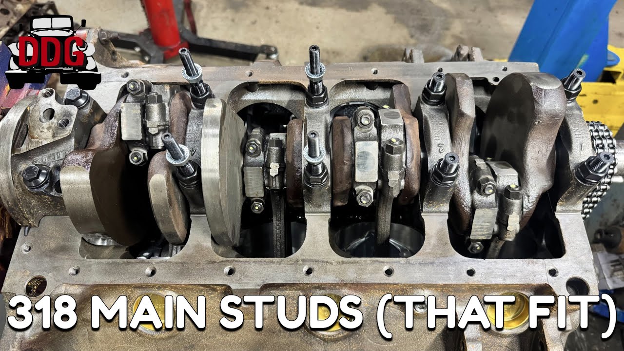 Stud Debacle Solved - LA Mopar Main Fastener Options That Actually Work (A 318 Build Update)