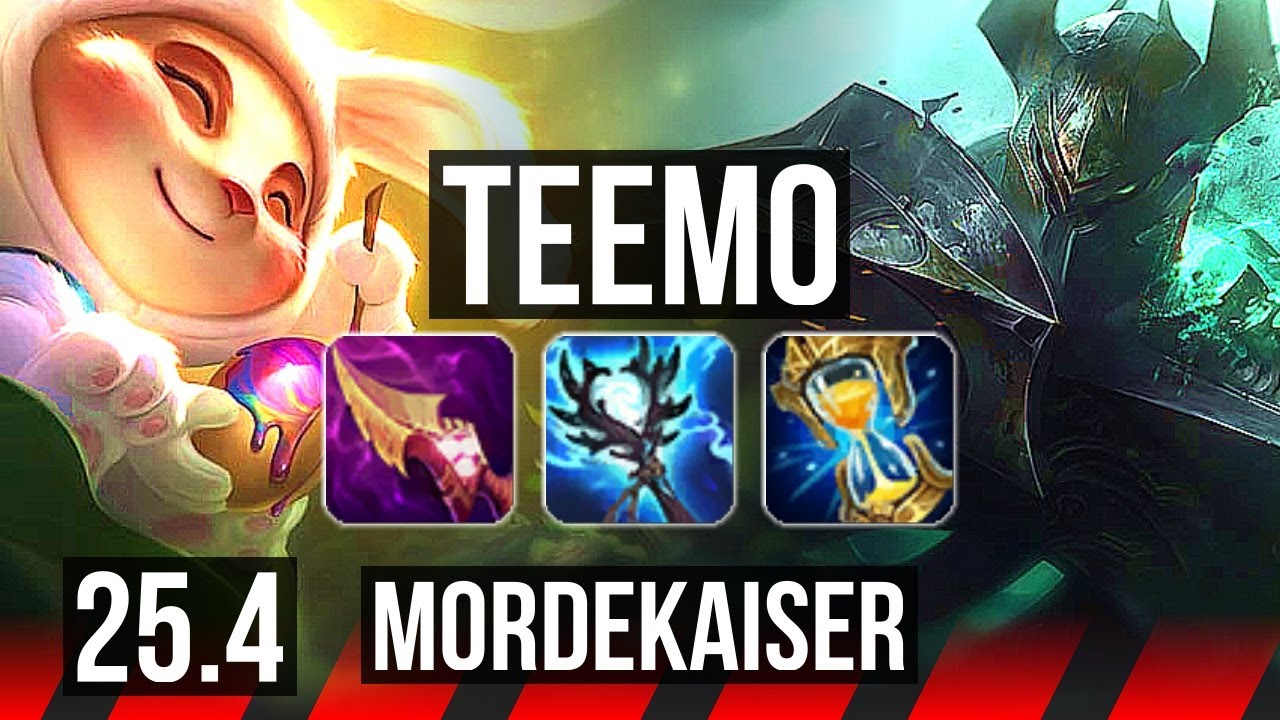 TEEMO vs MORDEKAISER (TOP) | KR Master | 25.4