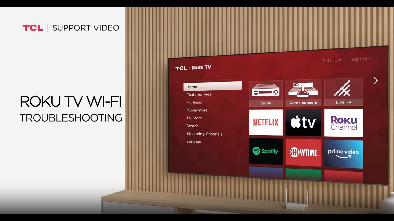 TCL TV Support- Wi-Fi Troubleshooting on TCL TV with Roku