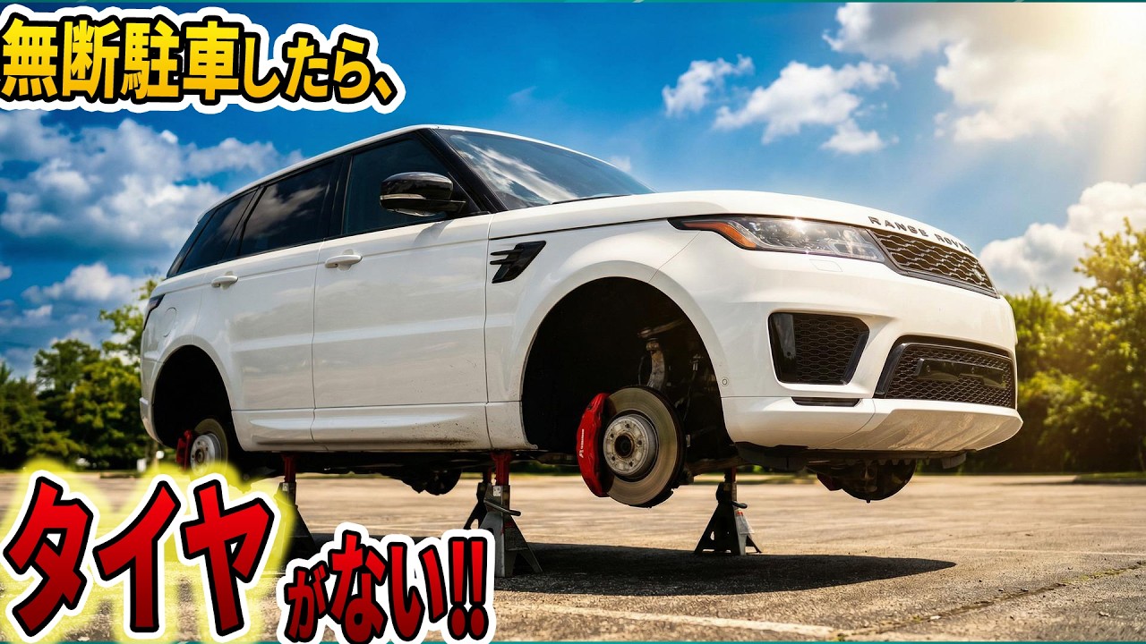 しつこい無断駐車に仕返し！タイヤ4本外したらオーナーが詐欺師で逮捕