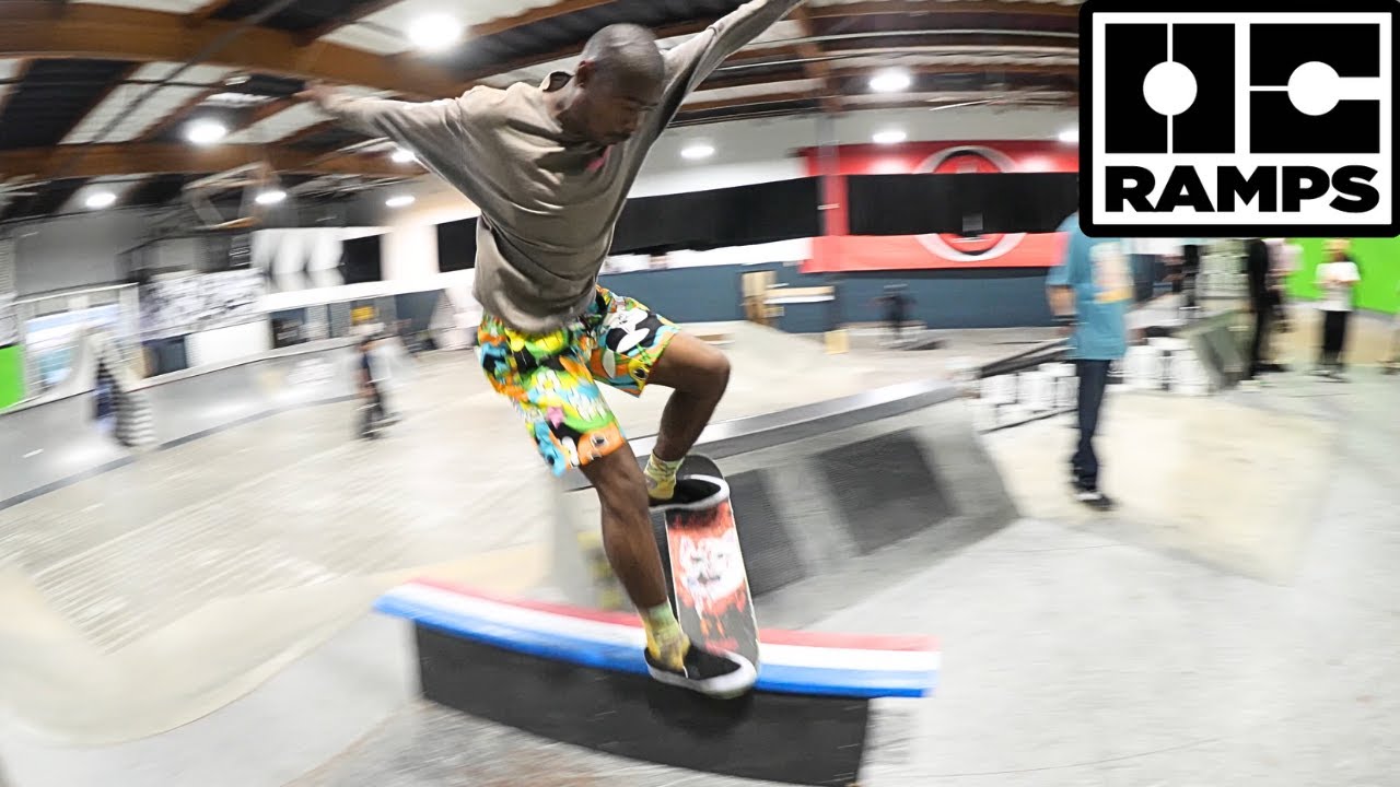 Volcom Indoor sesh with Marquise Menefee and Julian Agliardi