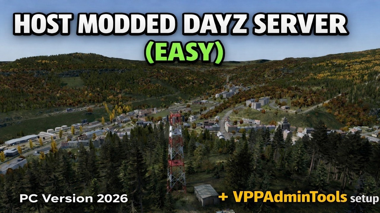 Как запустить сервер DayZ с модами! (Самый простой способ)