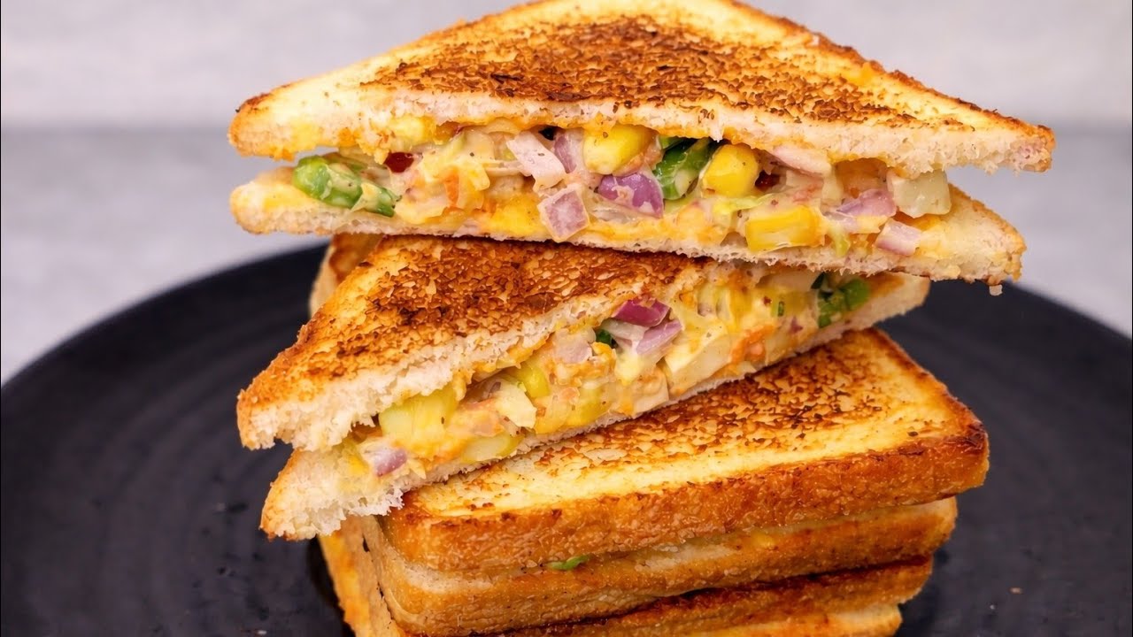 Perfect Veg Club Sandwich at Home 🥪 | Better Than Café Style | Veg Mayo Sandwich