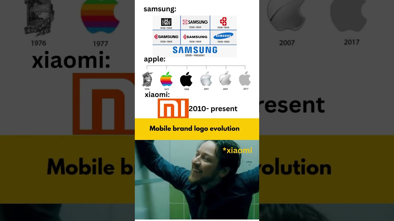 Mobile brand logo evolution 🤯 